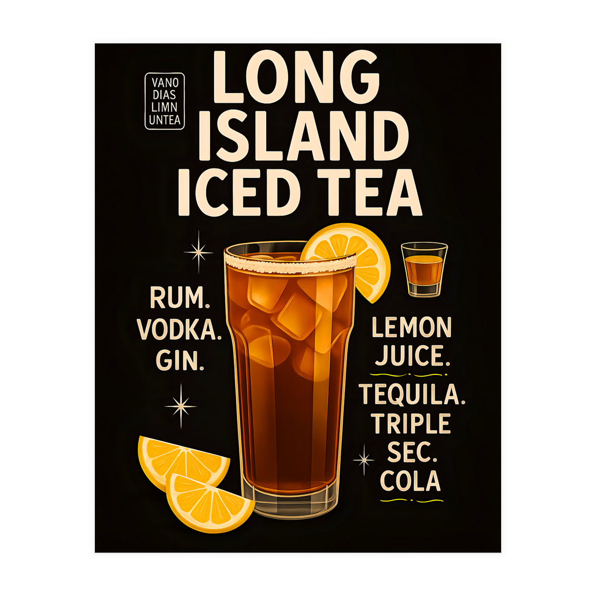 Long Island  Iced Tea (Print Only)