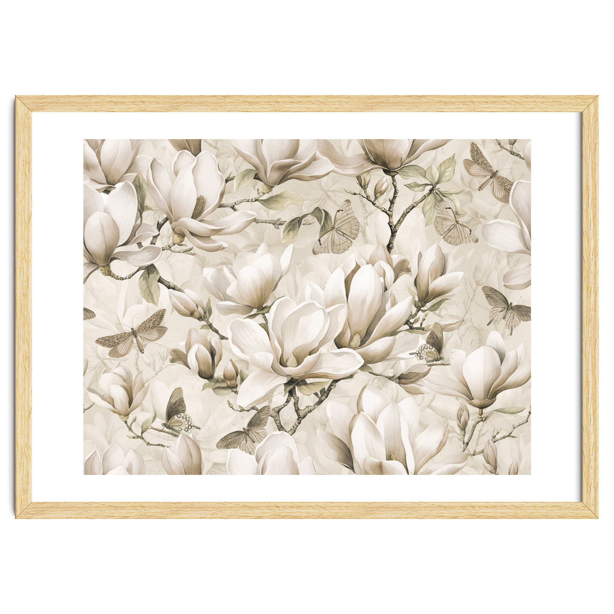 Magnolia And Butterfly Cream