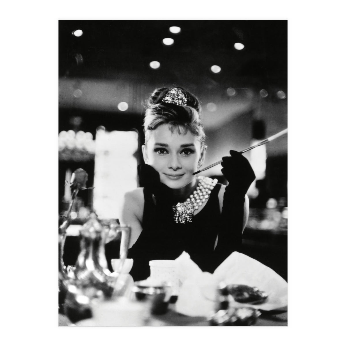 AUDREY HEPBURN in BREAKFAST AT TIFFANY'S (1961), directed by BLAKE EDWARDS. (Print Only)