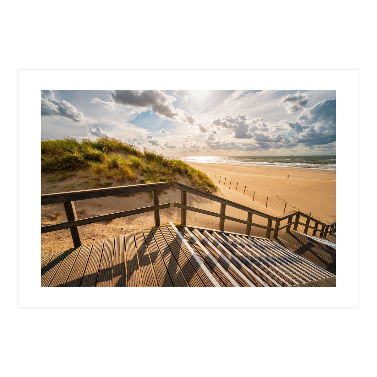 A day at the Dutch beach (Print Only)