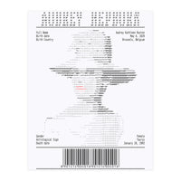 Receipt Art Audrey Hepburn (Print Only)