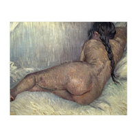 Dutch school. Naked woman. 1887. Oil on canvas (38 x 61 cm). Paris, private collection. (Print Only)