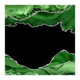 Green & Silver Agate Texture 04  (Print Only) thumbnail