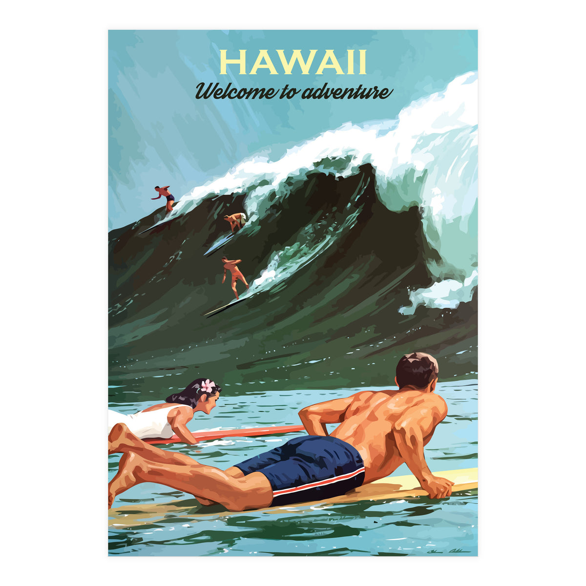 Hawaii Surf (Print Only)