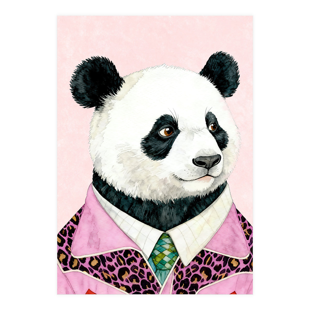 Panda Animal Fashion  (Print Only)