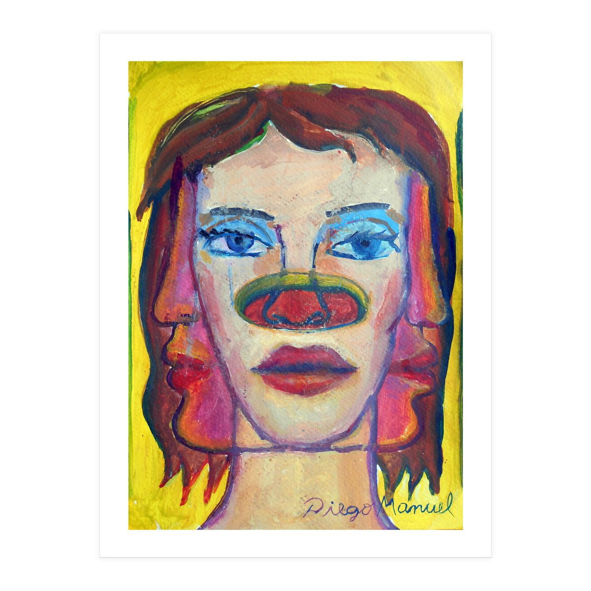 Cabeza De Mujer 16 (Print Only)