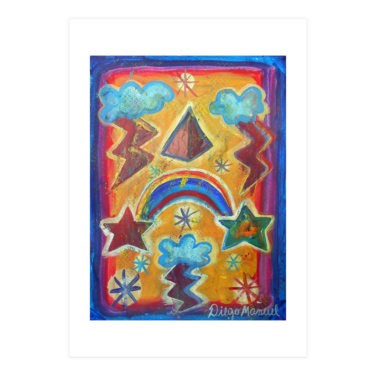 Rallos Y Estrellas 5 (Print Only)