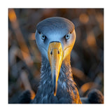 Great Blue Heron Closeup Dramatic Portrait (Print Only) thumbnail
