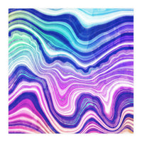 Neon Agate Texture 01 (Print Only)