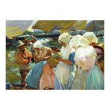 Joaquín Sorolla / 'Women of Valencia at the Beach', 1915, Oil on canvas, 93 x 126 cm. (Print Only) thumbnail