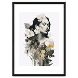 Collage Of A Woman And Flowers thumbnail
