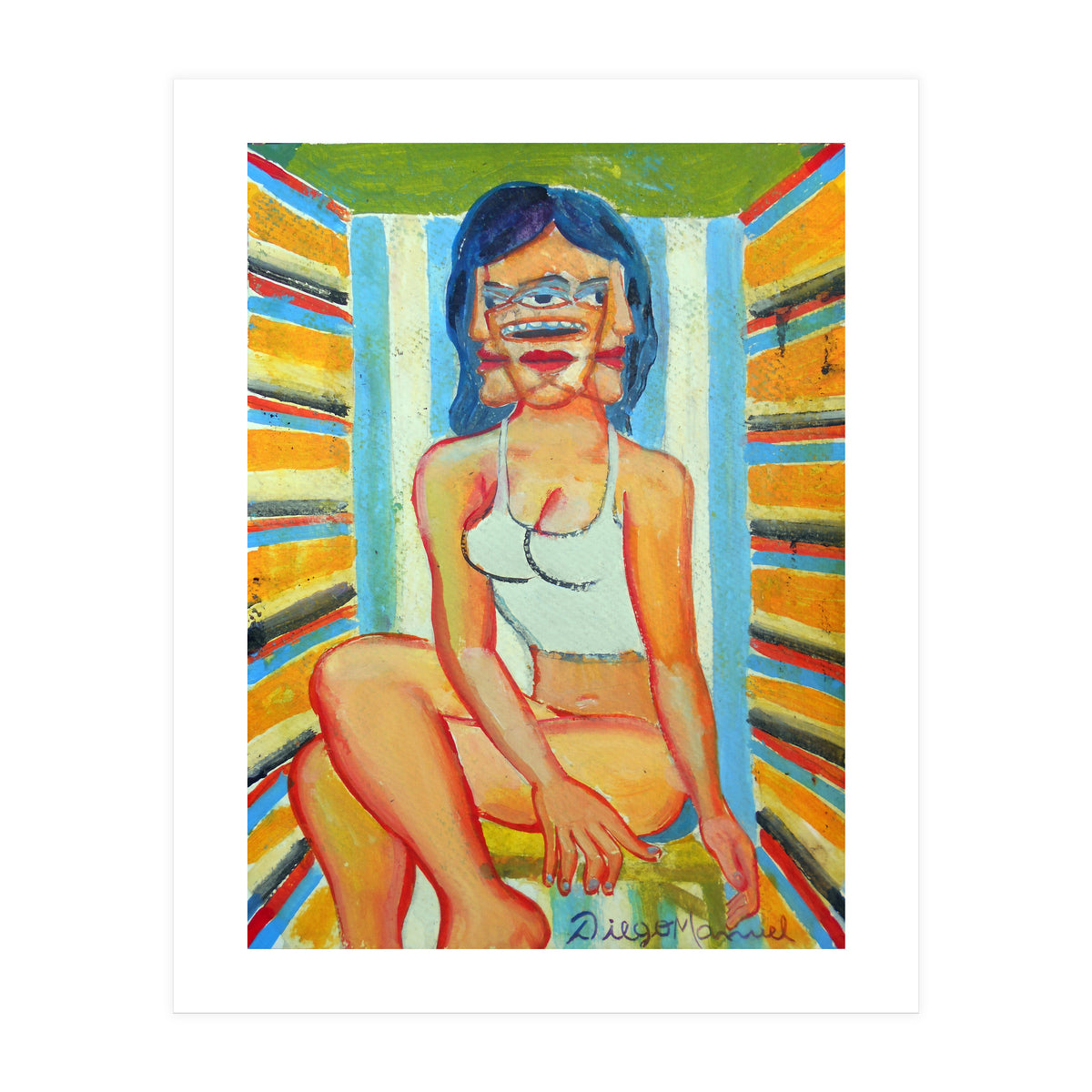 Mujer En La Silla 11 (Print Only)