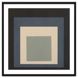 JOSEF ALBERS - HOMAGE TO THE SQUARE BEIGE GREY BLACK HIGH RESOLUTION thumbnail
