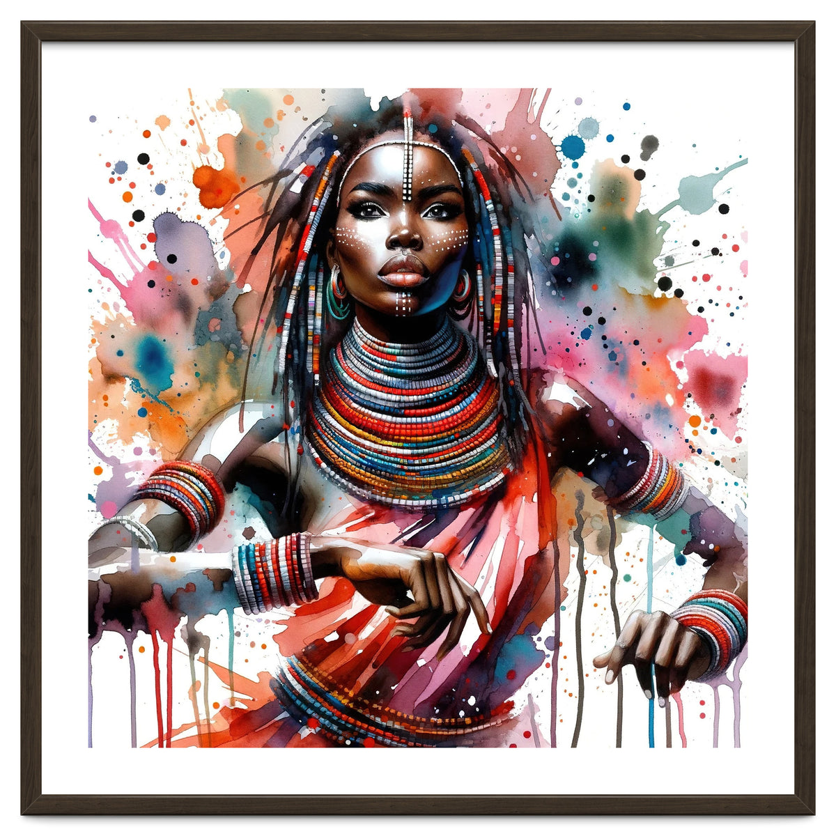 Beaded Majesty Dancer Portrait