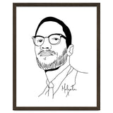 Malcolm X Illustration thumbnail