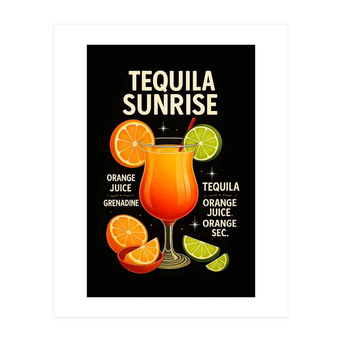Tequila Sunrise (Print Only)