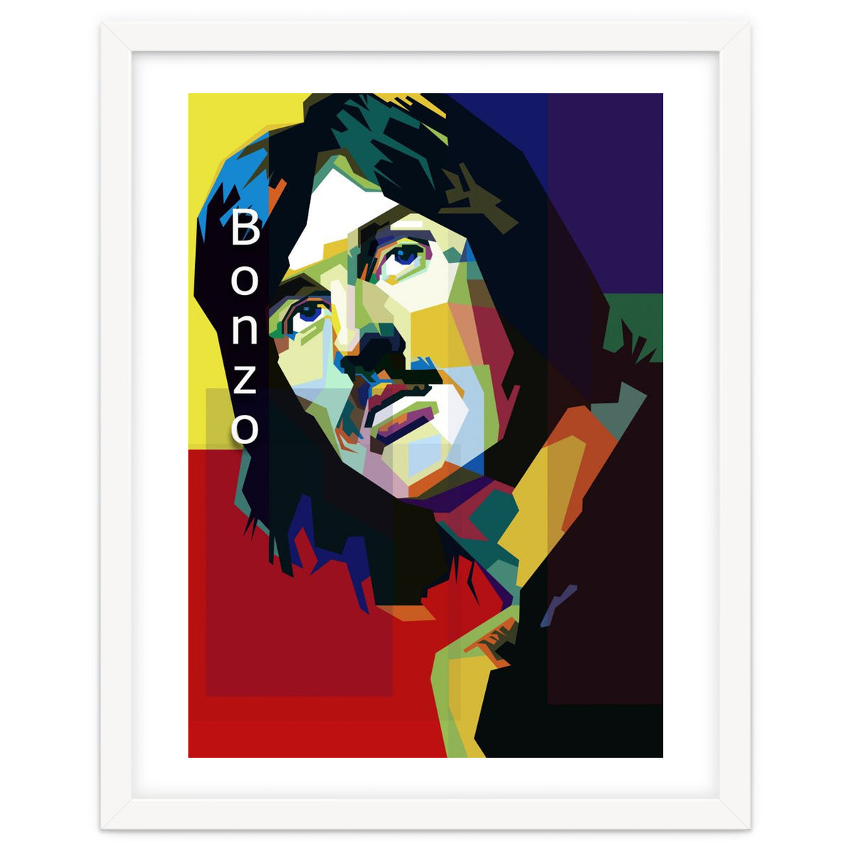 John Bonham Led Zeppelin Pop Art WPAP