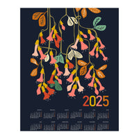 Calendar 2025 fuchsia flower (Print Only)