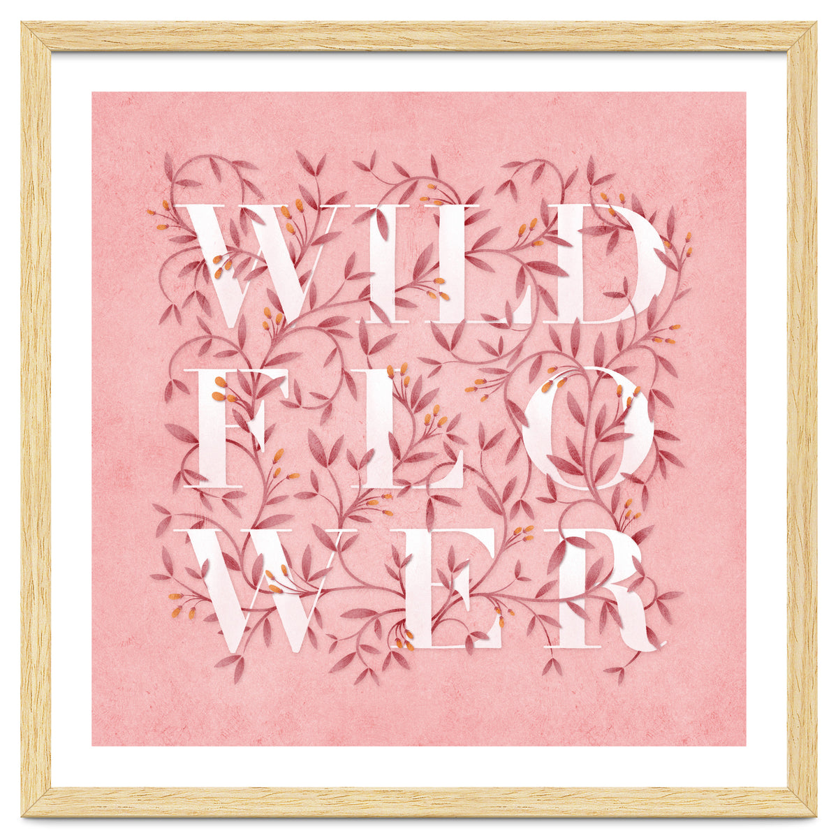 Wild Flower Typography