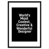 World's most coolest, creative and wonderful designer thumbnail