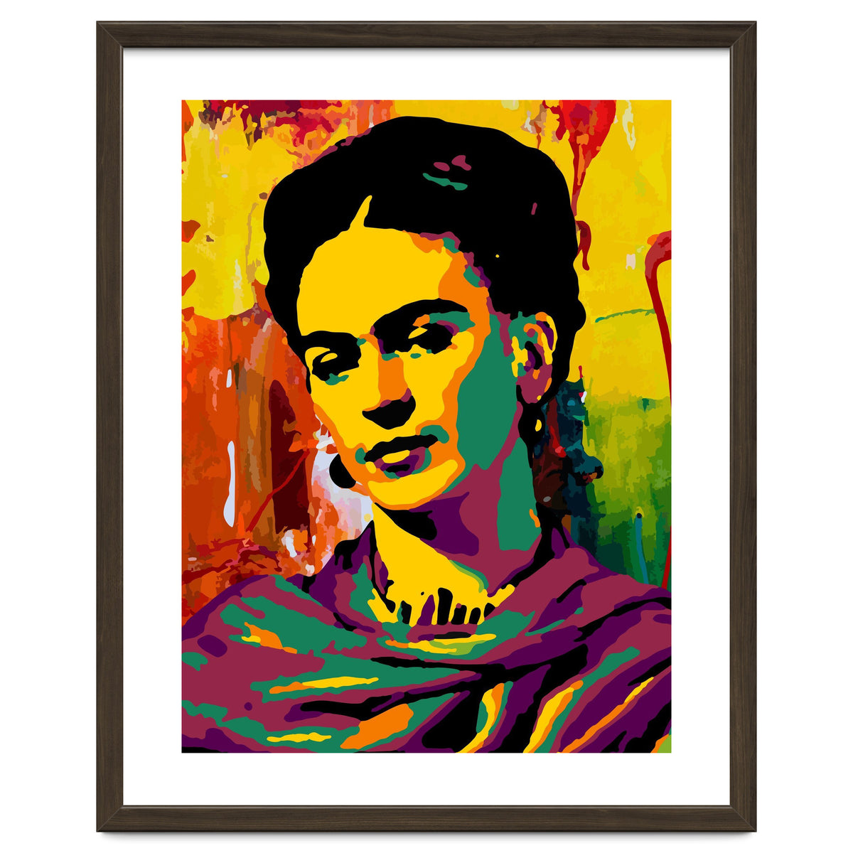 Frida Kahlo Abstract 3