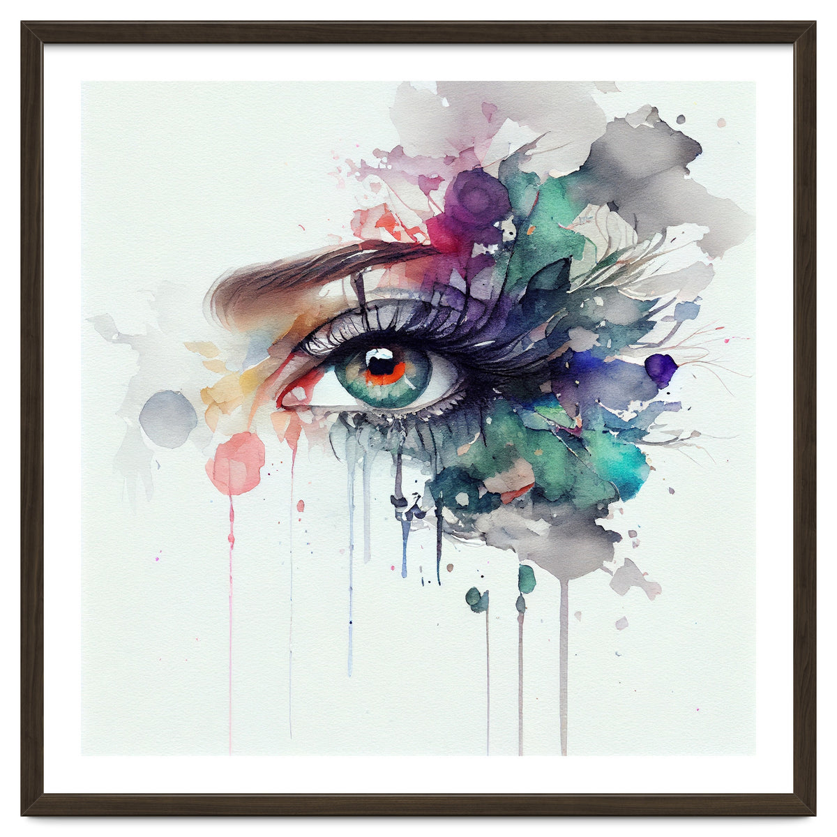 Watercolor Woman Eye #5