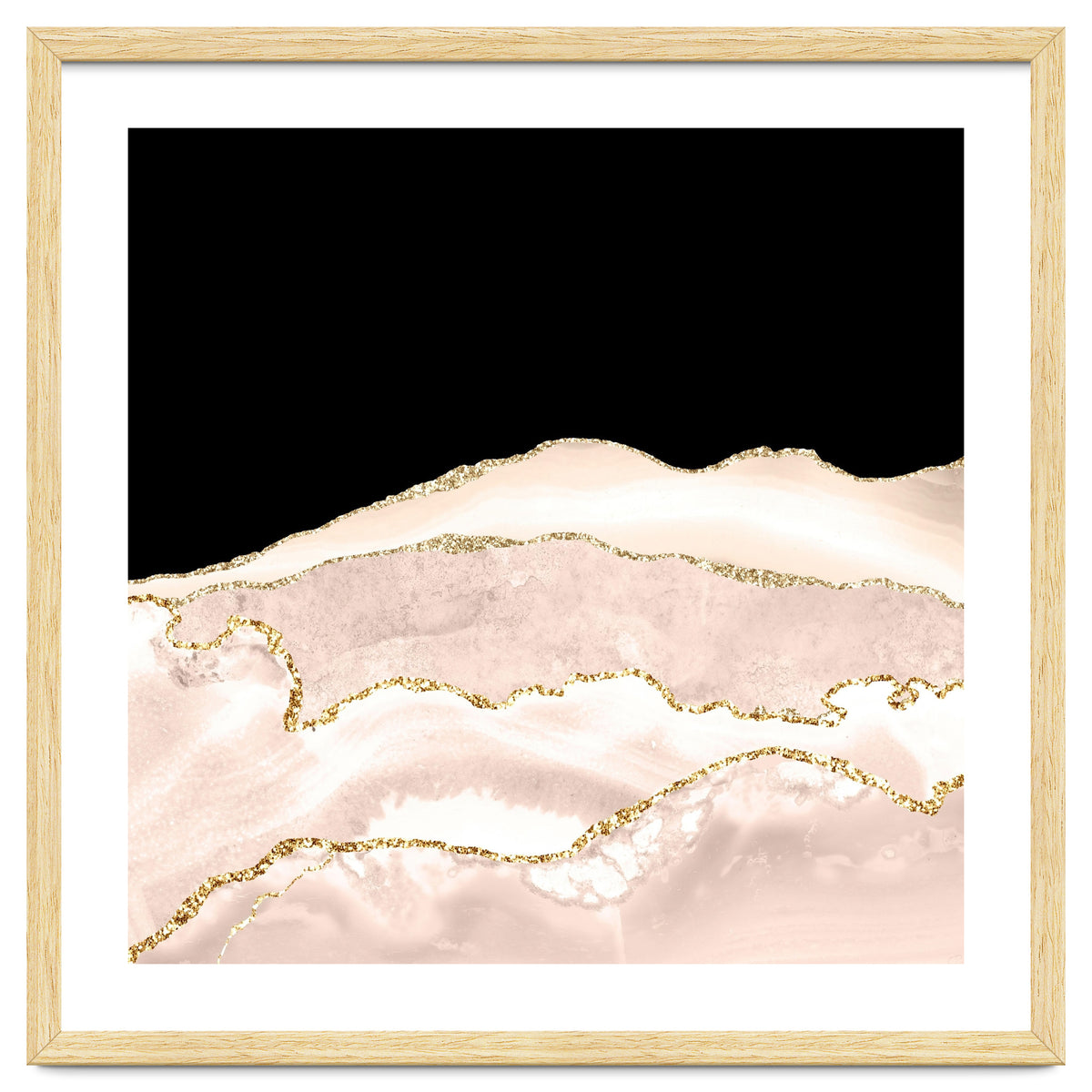 Ivory & Gold Agate Texture 03