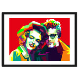 Marilyn Monroe And James Dean Pop Art WPAP thumbnail