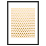 Blush + Gold Triangles #society6 #decor #buyart thumbnail