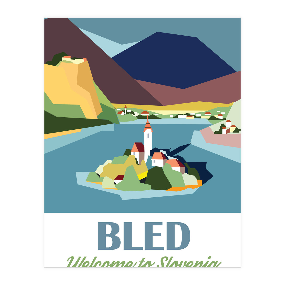 Bled, Welcome To Slovenia (Print Only)