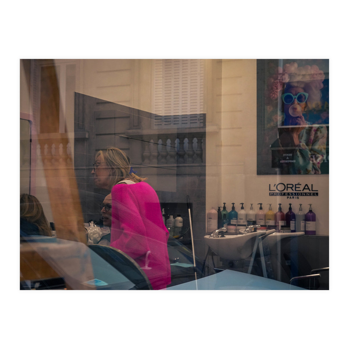 Street Photography - Barber Shop, Paris (Print Only)