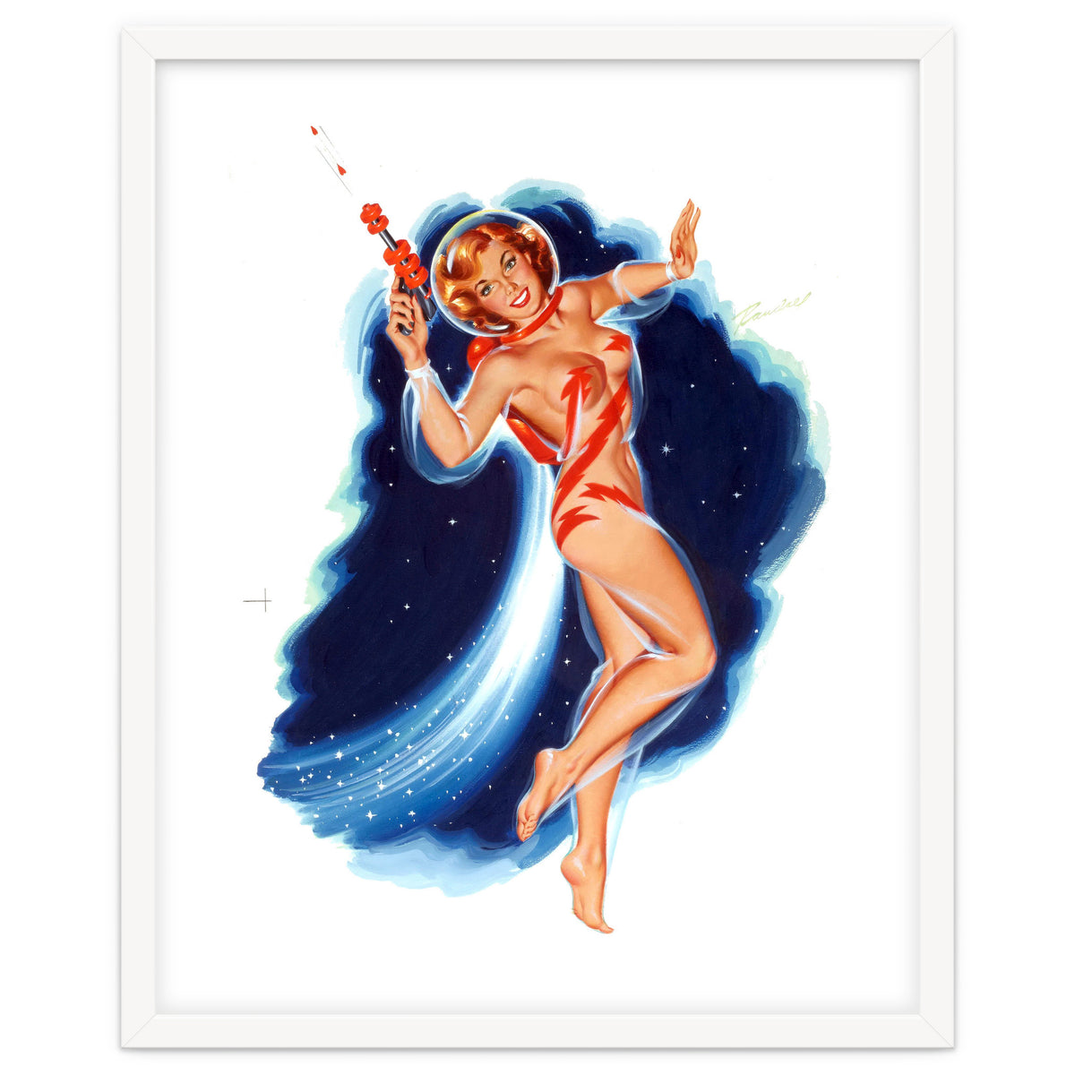 Pinup Astronaut Girl