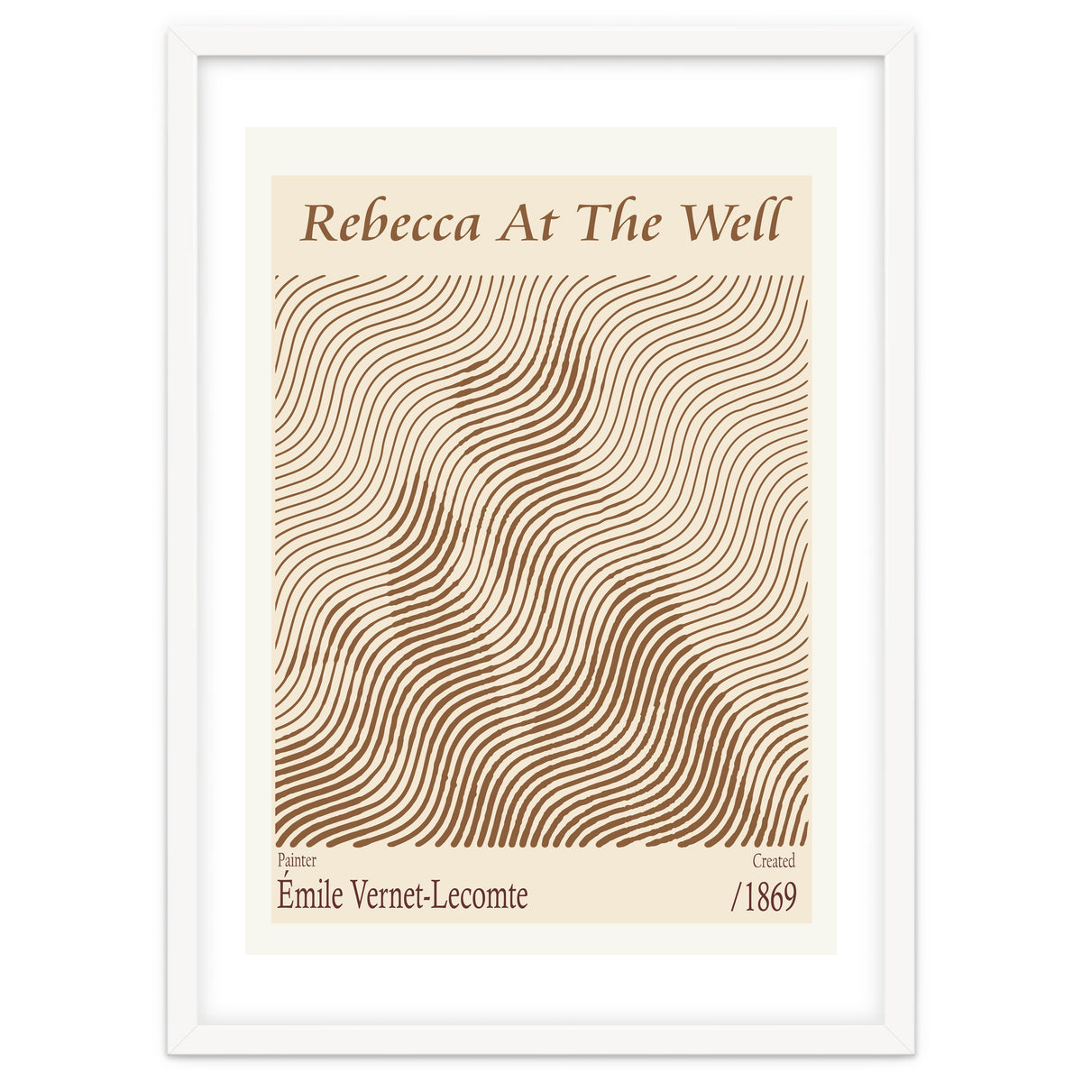 Rebecca At The Well – Émile Vernet Lecomte (1869)