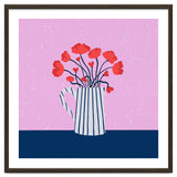 Poppies – pink and blue thumbnail