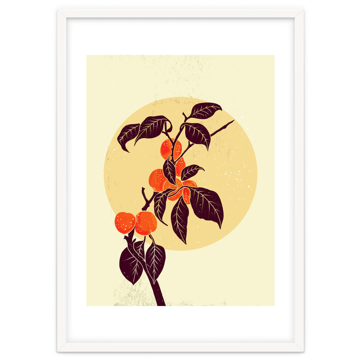 Peach Tree in the moonlight