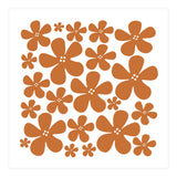 Brown Flowers Pattern (Print Only) thumbnail