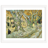 VINCENT VAN GOGH: The Road Menders. Date/Period: 1889. Painting. Oil on canvas. thumbnail