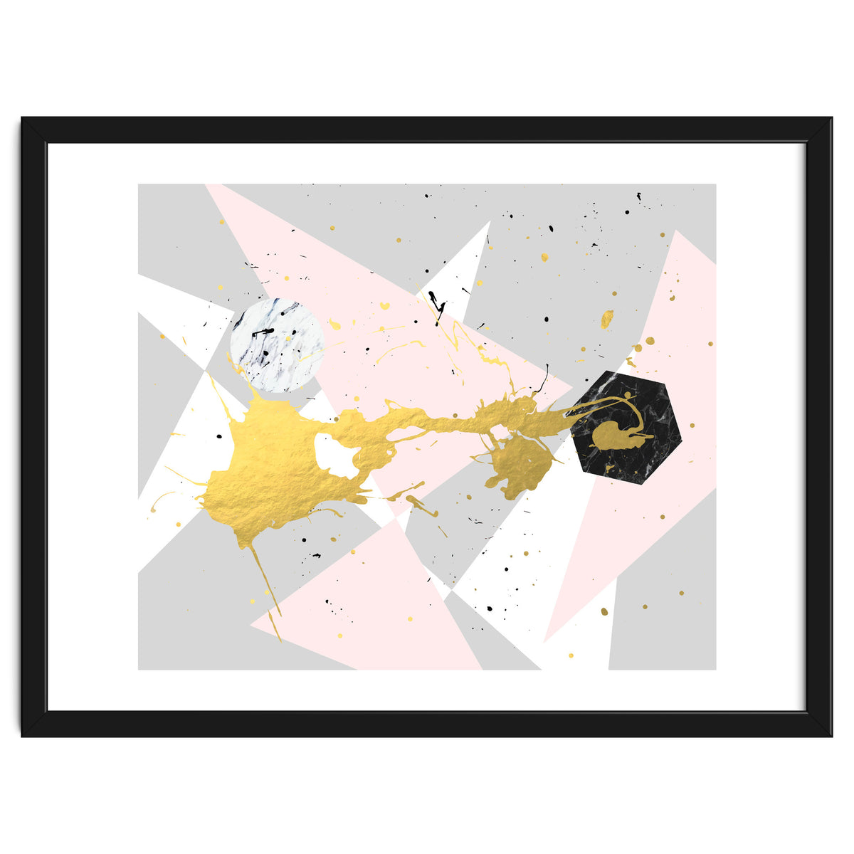 Gold Splatter #society6 #decor #buyart