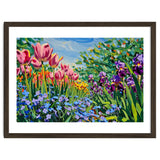 Vibrant Spring Meadow Oil Painting thumbnail