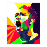 Jude Bellingham Football Pop Art WPAP (Print Only) thumbnail