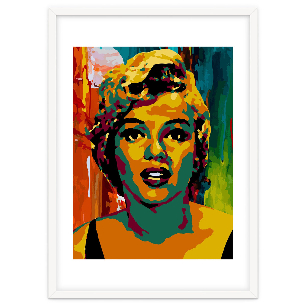 Marilyn Monroe Colorful abstract 3