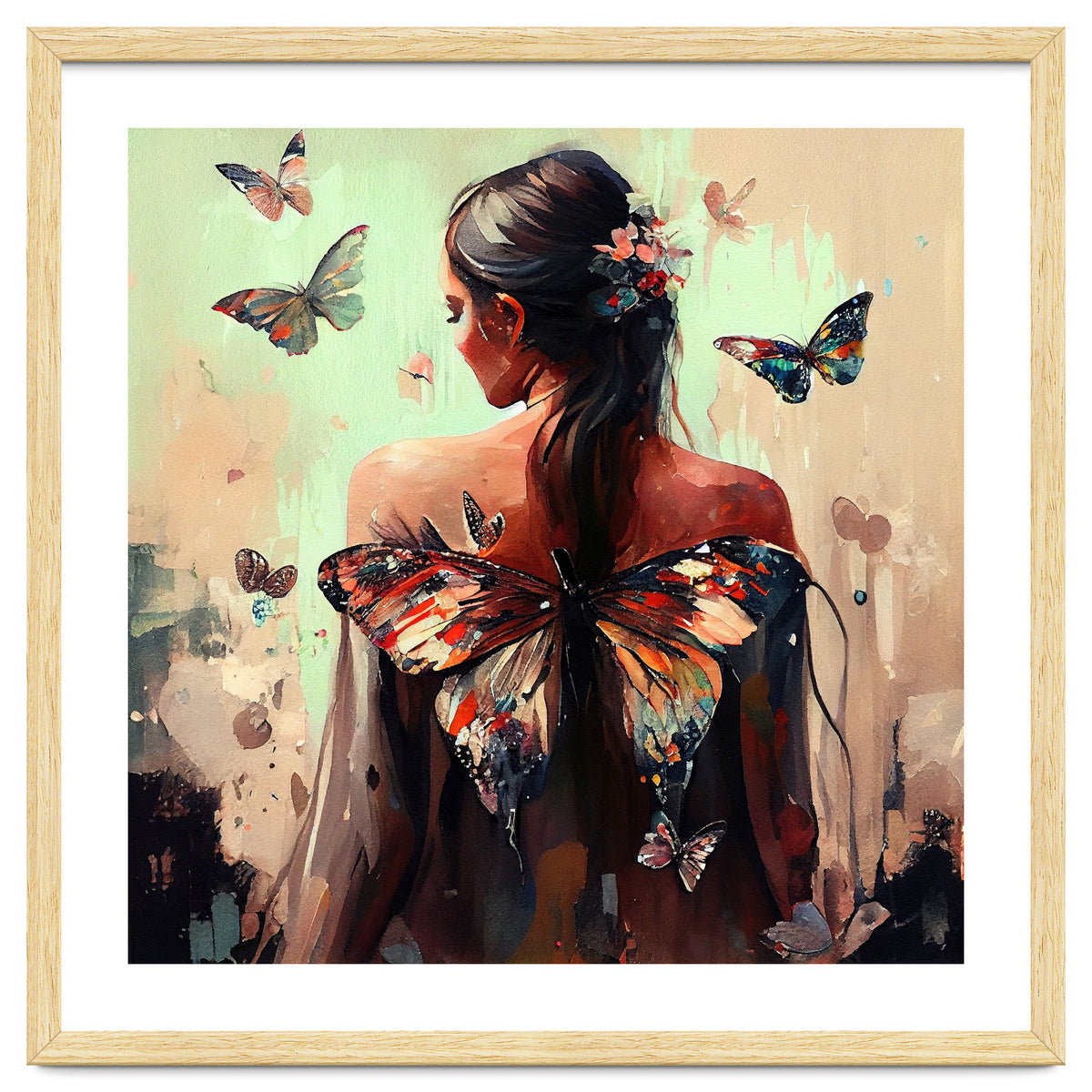 Powerful Butterfly Woman Body #3