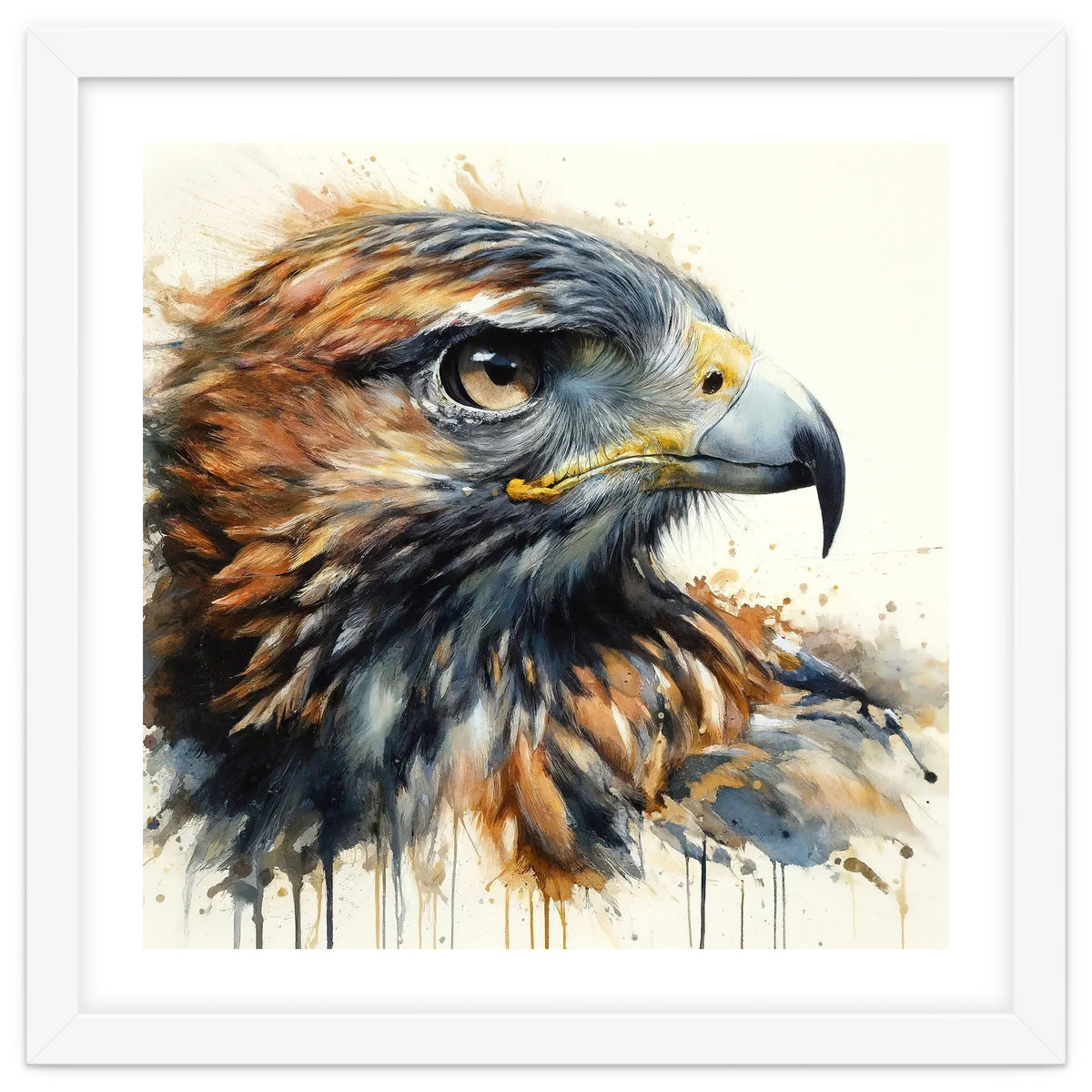 Eagle Gaze Across The Horizon