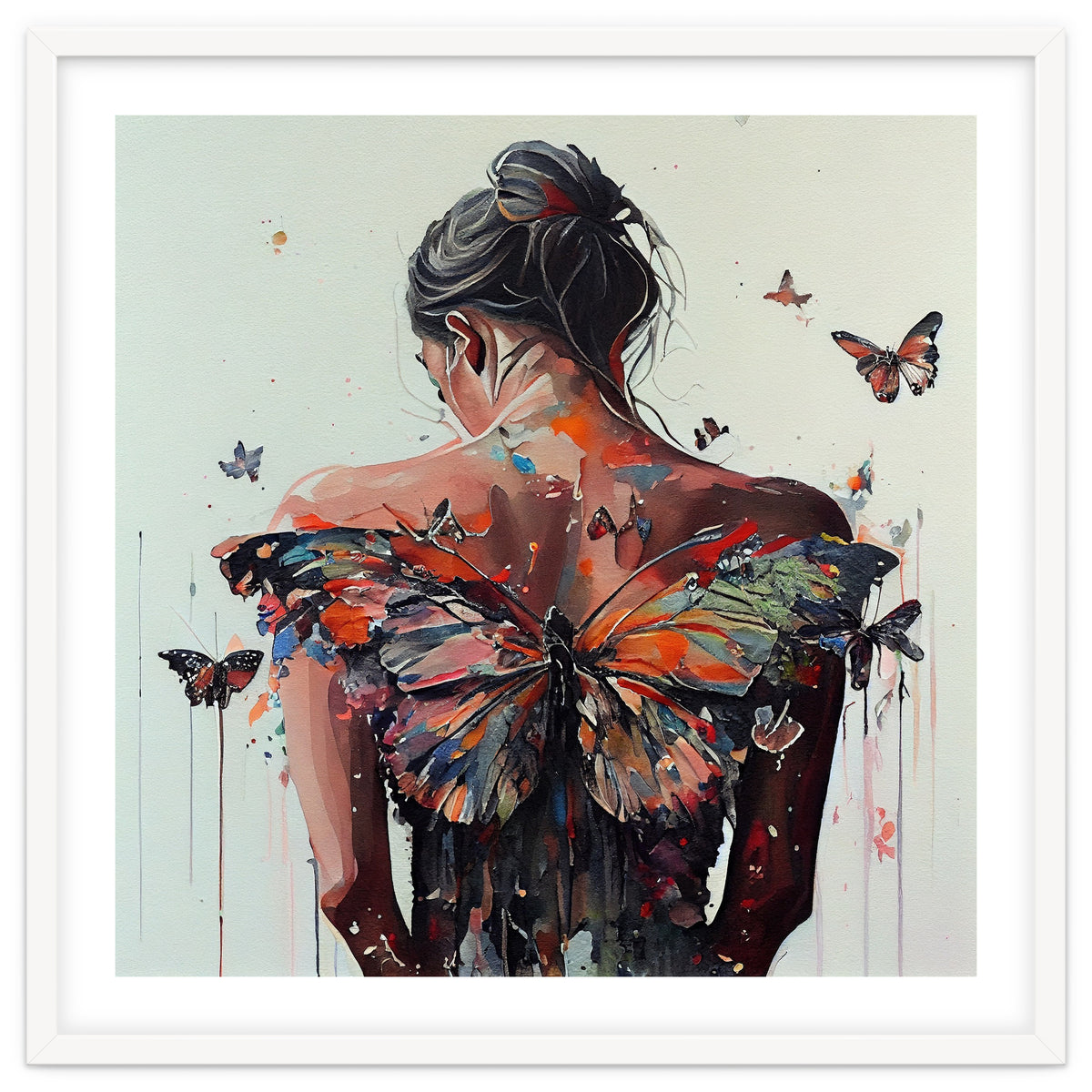 Powerful Butterfly Woman Body #5