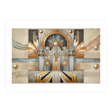 Art Deco Gold Architecture (Print Only) thumbnail