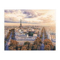 Sunset In Paris (Print Only)