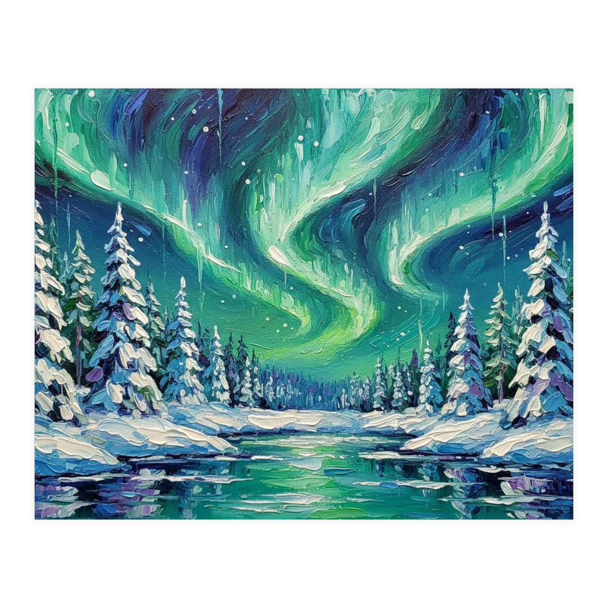 Ethereal Aurora Borealis (Print Only)