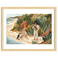 Penguin Friends By The Sea