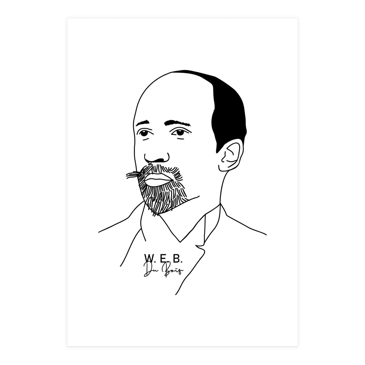 W. E. B. Du Bois Pan-Africanist Civil Rights Activist. (Print Only)