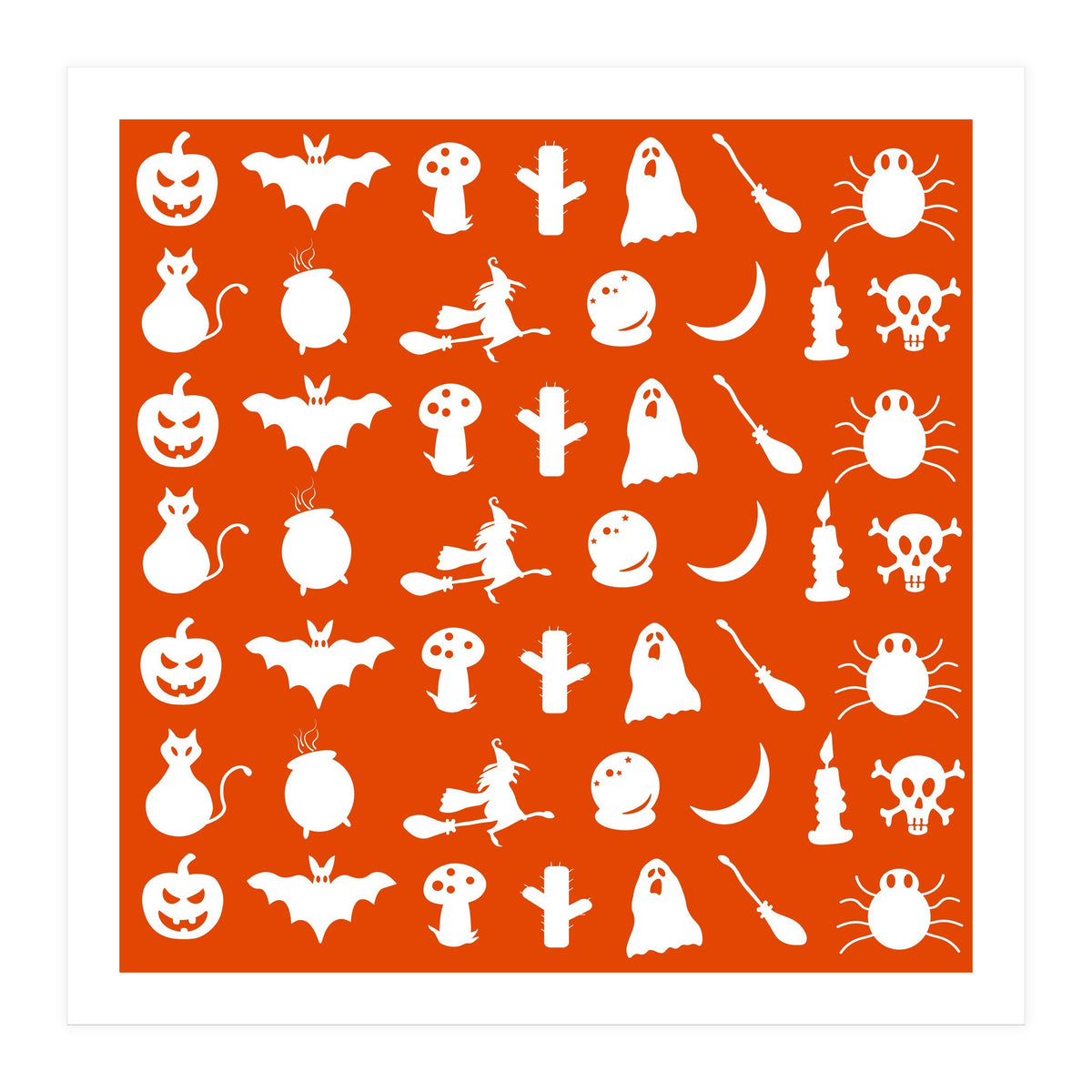 Halloween Icons Pattern (Print Only)